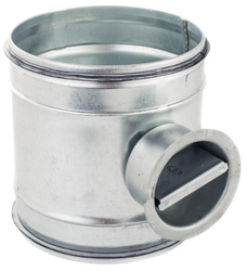 Przepustnica jednopłaszczyznowa zamykająca z uszczelką DN 200