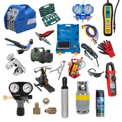 Zestaw narzędzi do klimatyzacji - Certyfikat F-GAZ UDT (Optymalny)