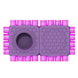 Skrzynka rozdzielcza 24x75/200 zamknięta