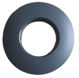 Maskownica otworu antracytowa, rozeta okrągła Fi 58