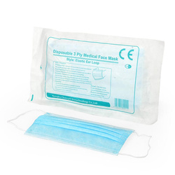 Maseczka trójwarstwowa na gumki 10 szt.