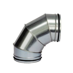 Kolano tłoczone z uszczelką 90st. D-125